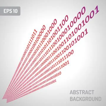 Computer binary code 스톡 일러스트