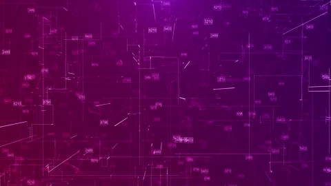 Computer Binary Code Matrix numbers falling. computer binary code digital rain Stock Footage 293669371