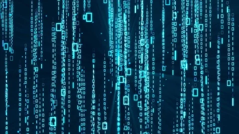 Computer binary digital code Stock Footage 123221861