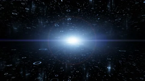 Computer binary numbers cyberspace background Stock Footage 231634426