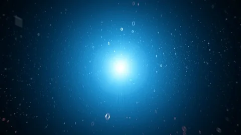Computer binary numbers cyberspace Vídeo Stock 102289555
