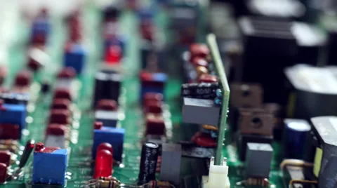 Computer board 06 Video stock 44226202