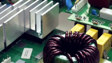 Computer board closeup 04 Stock Footage 44226090