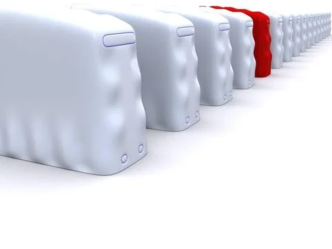 Computer box. 3d computer box. 3d Copyright: xZoonar.com/sad444@i.uax 2150... Stock-Fotos