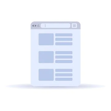 Computer browser icon, cartoon style 스톡 일러스트