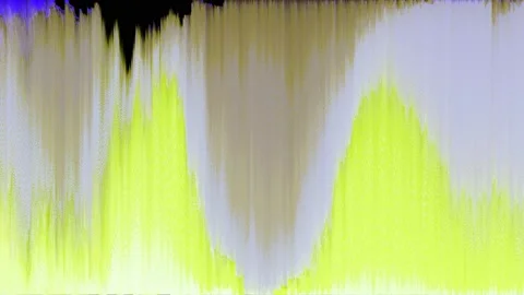 Computer bug distortion interferences glitch, pixelated waveforms, looping Stock Footage 118335856