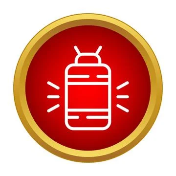 Computer bug icon representing cyber security and malware 스톡 일러스트