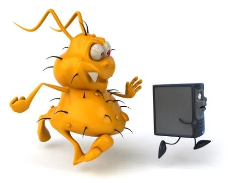 Computer bug 스톡 일러스트