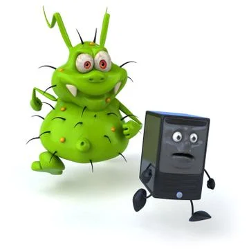 Computer bug Stockillustratie