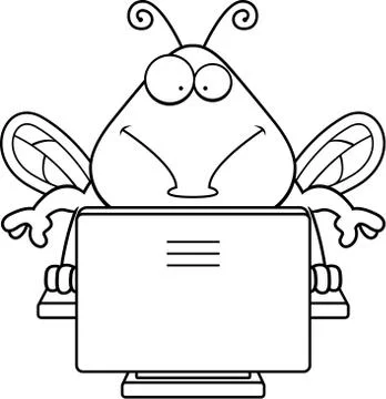 Computer Bug Stock Illustration