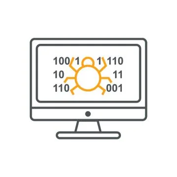 Computer bug Stock Illustration