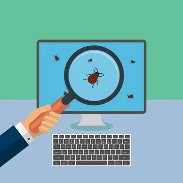 Computer bug Illustrazione stock