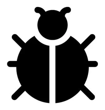 Computer Bug Virus Stock Illustration