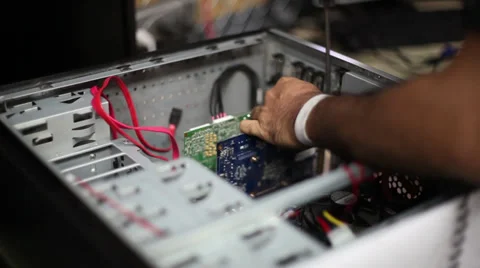 Computer build Video stock 27732285