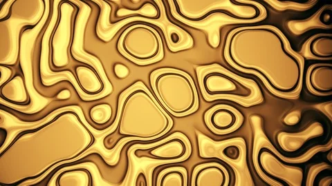 Computer, business and art theme concept. Bright gold and yellow refulgent wavy Stock Footage 122745987