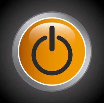 Computer button design Illustrazione stock