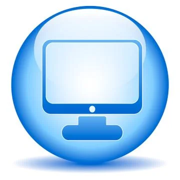 Computer button Stock Illustration