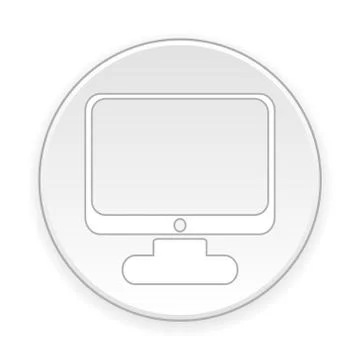 Computer button. 스톡 일러스트