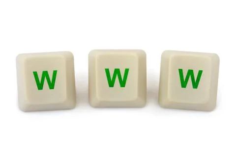 Computer buttons WWW Stockfoto's