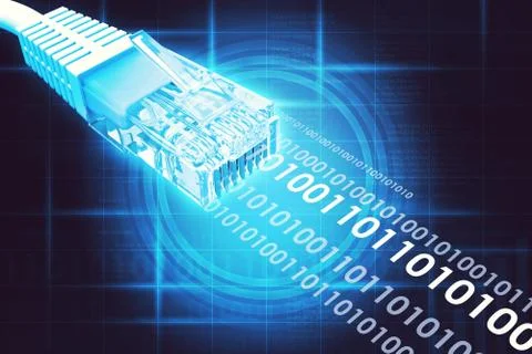 Computer cable Stock Illustration