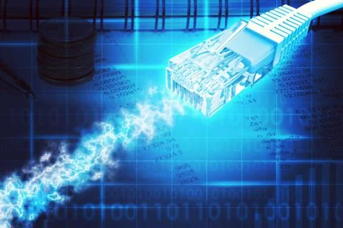 Computer cable イラスト素材
