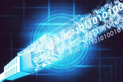 Computer cable Stock Illustration