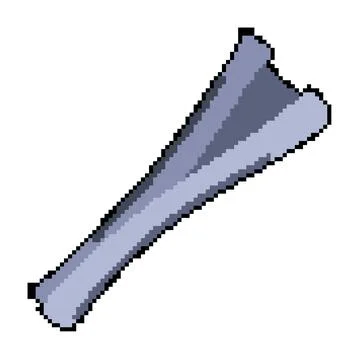 Computer cable organizer pixel art vector illustration Stock Illustration