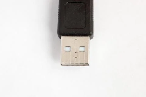 Computer cable on a white background Foto stock