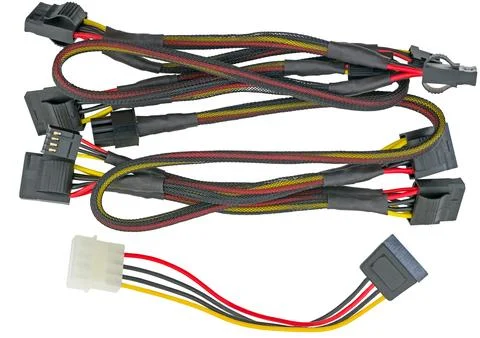 Computer Cable on white background Stock Photos