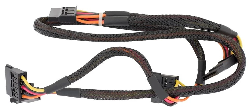 Computer Cable on white background Stock Photos