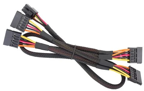 Computer Cable on white background Stock Photos