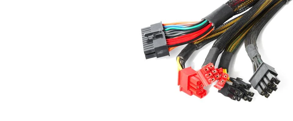 Computer cables and connectors, Stock Photos