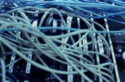 Computer cables Stock Photos