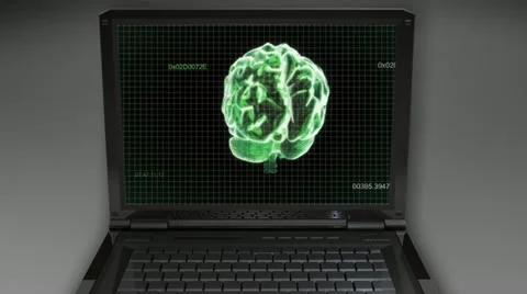 Computer calculation 3 Stock Footage 10998433