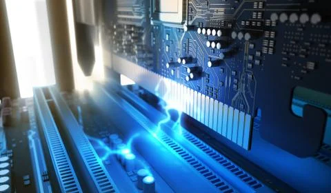 Computer card イラスト素材