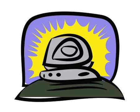 Computer cartoon Stock Illustration