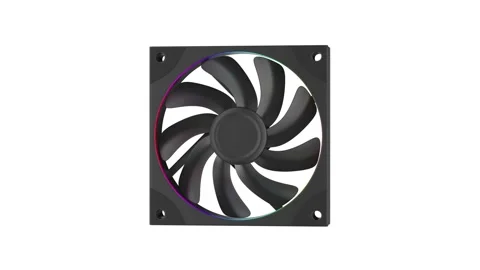 Computer case fan Stock Footage 255155858