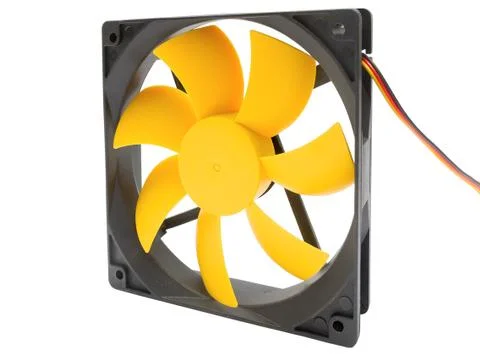 Computer case fan Foto stock