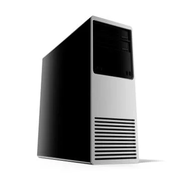 Computer Case Illustrazione stock