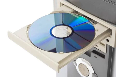 Computer cd-rom Computer cd-rom isolated on white background Copyright: xZ... Stock Photos