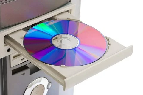 Computer cd-rom Computer cd-rom isolated on white background Copyright: xZ... Stock Photos