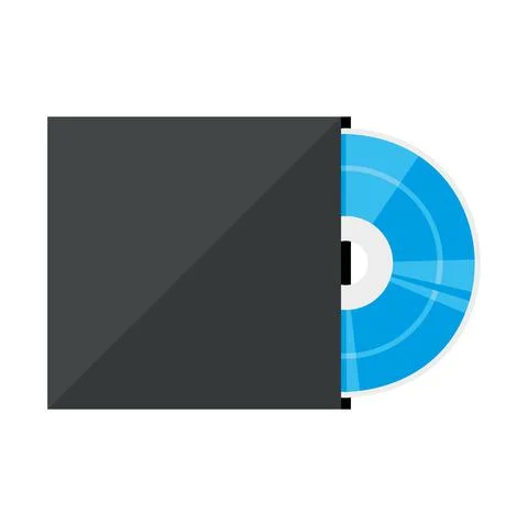 Computer cd software Stock Illustration