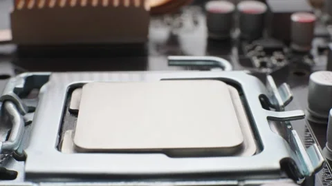 Computer central processing unit Stock Footage 165327628