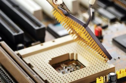 Computer central processor Foto stock