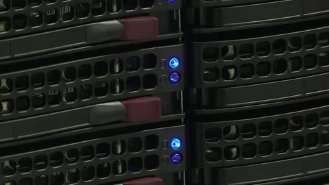 Computer centre. Servers. Stock Footage 76977564