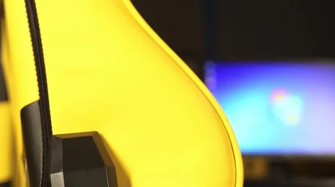 Computer chair for gamers Stock Footage 61782233