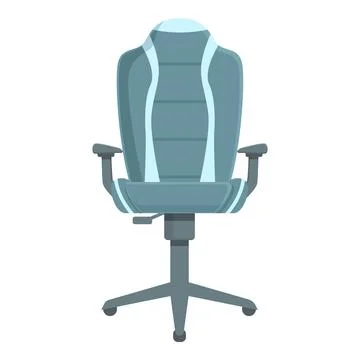 Computer chair icon cartoon vector. Gamer furniture Ilustración de archivo