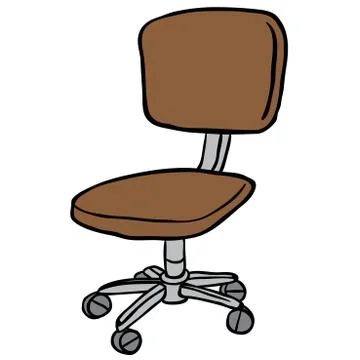 Computer chair Stock Illustration