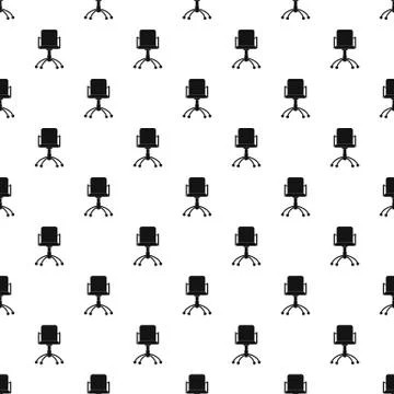 Computer chair pattern seamless vector 스톡 일러스트