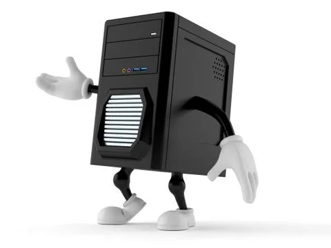 Computer character Stock Illustration